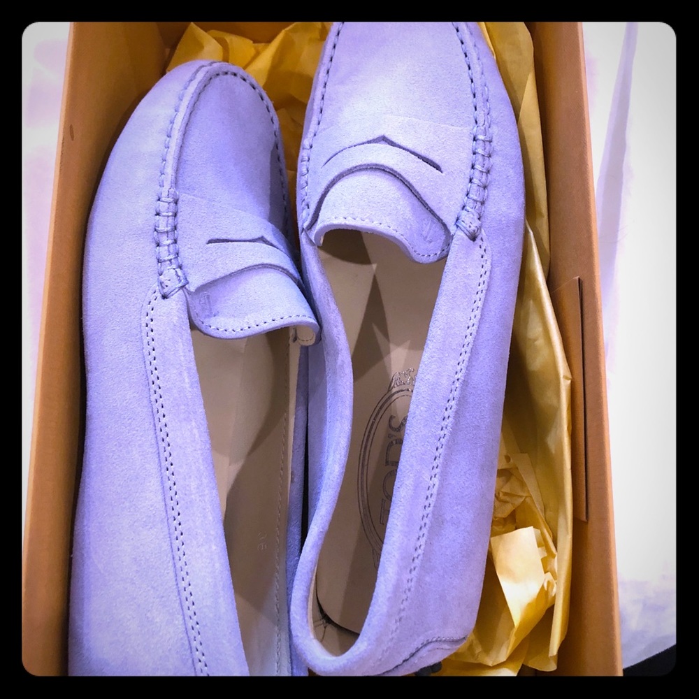 COPY - Tods women’s gommino suede driving shoes